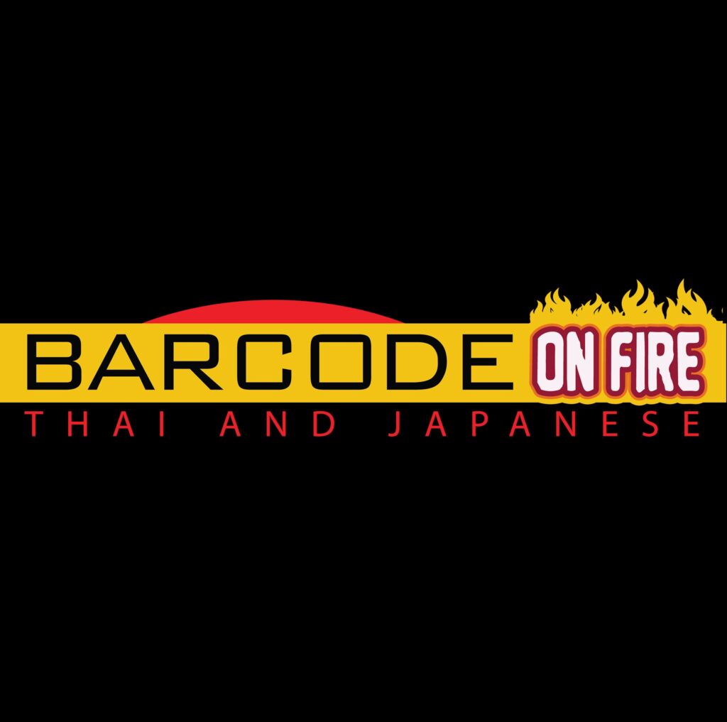 barcode on fire brunch, closed