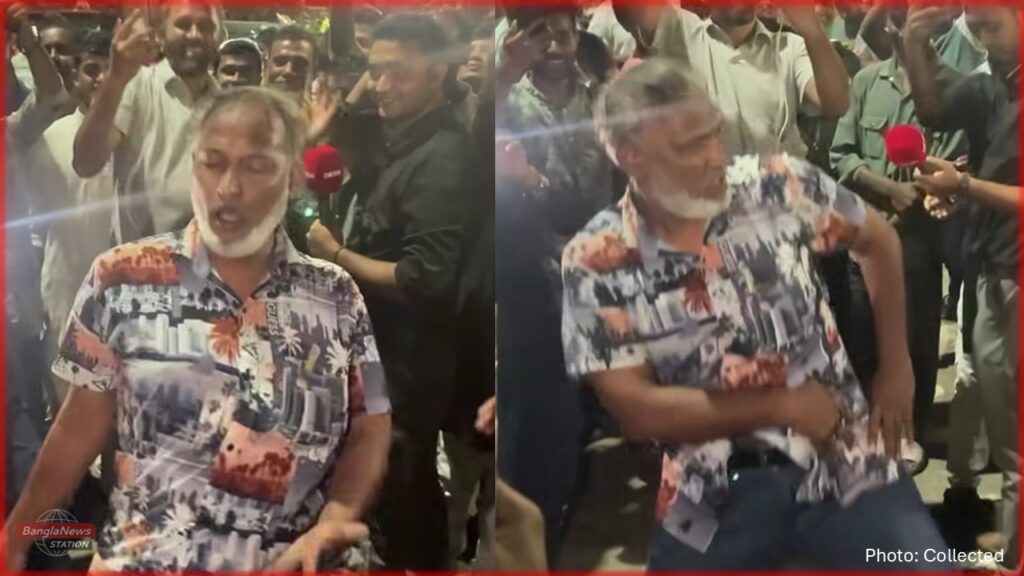 ধানমন্ডি ৩২ এ আবারও লুঙ্গি ড্যান্স ও ডিজে পার্টিতে মেতে উঠেছে সবাই