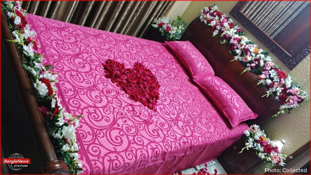 bridegroom sends friend honeymoon room netrokona